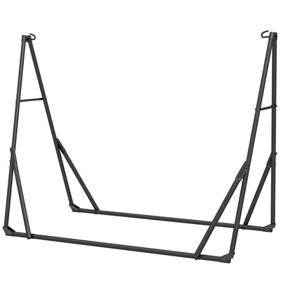 9.5ft Hammock Stand Only, Portable Adjustable Foldable Powder-Coated Steel Hammock Frame