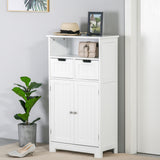 Freestanding Bathroom Cabinet with Adjustable Shelf and Drawers, Small Cabinet for Bathroom