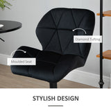 Bar Stool Set of 2 Fabric Adjustable Height Armless Upholstered Counter Chairs with Swivel Seat