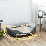 Pet Sofa Bed for Large Dogs with Removable Cushion
