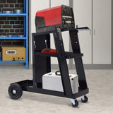 3 Tier Welding Cart Welder Trolley Garage Welding/Plasma Cutter Cart for Tanks Gas Bottles w/ Safety Chain