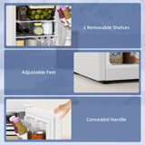 2.5 Cu.Ft Mini Fridge, Adjustable Thermostat