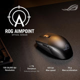 Asus ROG Strix Impact III Wireless Gaming Mouse, 57 G Lightweight, 36K