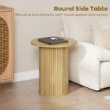Table d'appoint ronde, table de nuit étroite pour petits espaces