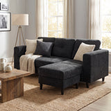 Sectional Sofa, Wooden Legs