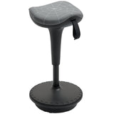 Backless Wobble Stool Chair, Standing Desk Chair, Adjustable Learning Stool for Office Desks