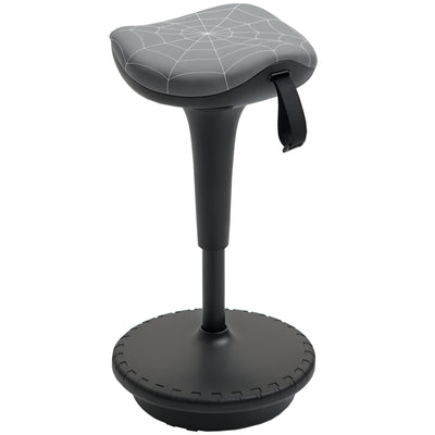 Backless Wobble Stool Chair, Standing Desk Chair, Adjustable Learning Stool for Office Desks