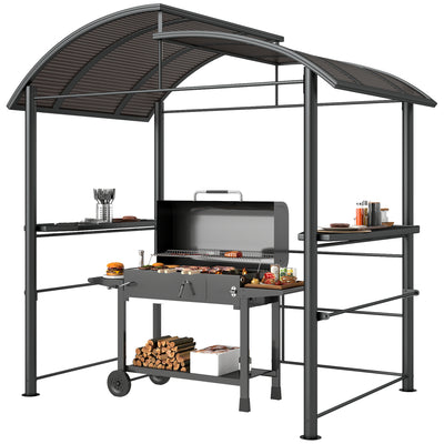 8' x 5' Grill Gazebo with Vented PC Roof
