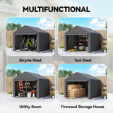6.6' x 7.8' Portable Shed