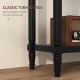 Hallway Console Table, Modern Entryway Table with 2 Drawers, Storage Shelf
