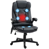 Executive Massage Chairs Heated High Back Reclining Office Chair Swivel Leather Adjustable Vibrating Furniture