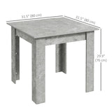 Square Dining Table, Space Saving Small Kitchen Table