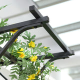 Metal Garden Arch Outdoor Walkway Arbor