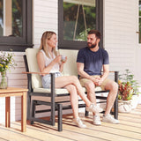 Outdoor Glider Bench for 2 Person