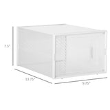 Lot de 18 boîtes de rangement à chaussures, organisateurs de chaussures peu encombrants