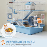 Hamster Cage, 3-Tier Small Animal Cage with Excerise Wheel