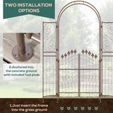 7ft Garden Arch Trellis, Metal Arch
