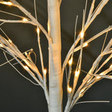 5FT Garden Birch Tree Light with 58 Warm LEDs and 8 Light Modes