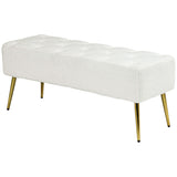 Banc de Chambre Rembourré Laine Agneau 44
