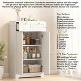 Bathroom Floor Cabinet with 2 Drawers