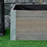3' x 1' Raised Garden Bed Elevated Wooden Planter Box Outdoor for Backyard