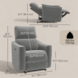 Power Recliner Chair, Footrest
