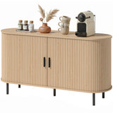 Fluted Sideboard Buffet Cabinet, 55