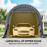 10' x 15' Heavy Duty Carport, Portable Garage Car Canopy Tent Shelter with Reinforced Galvanized Frame