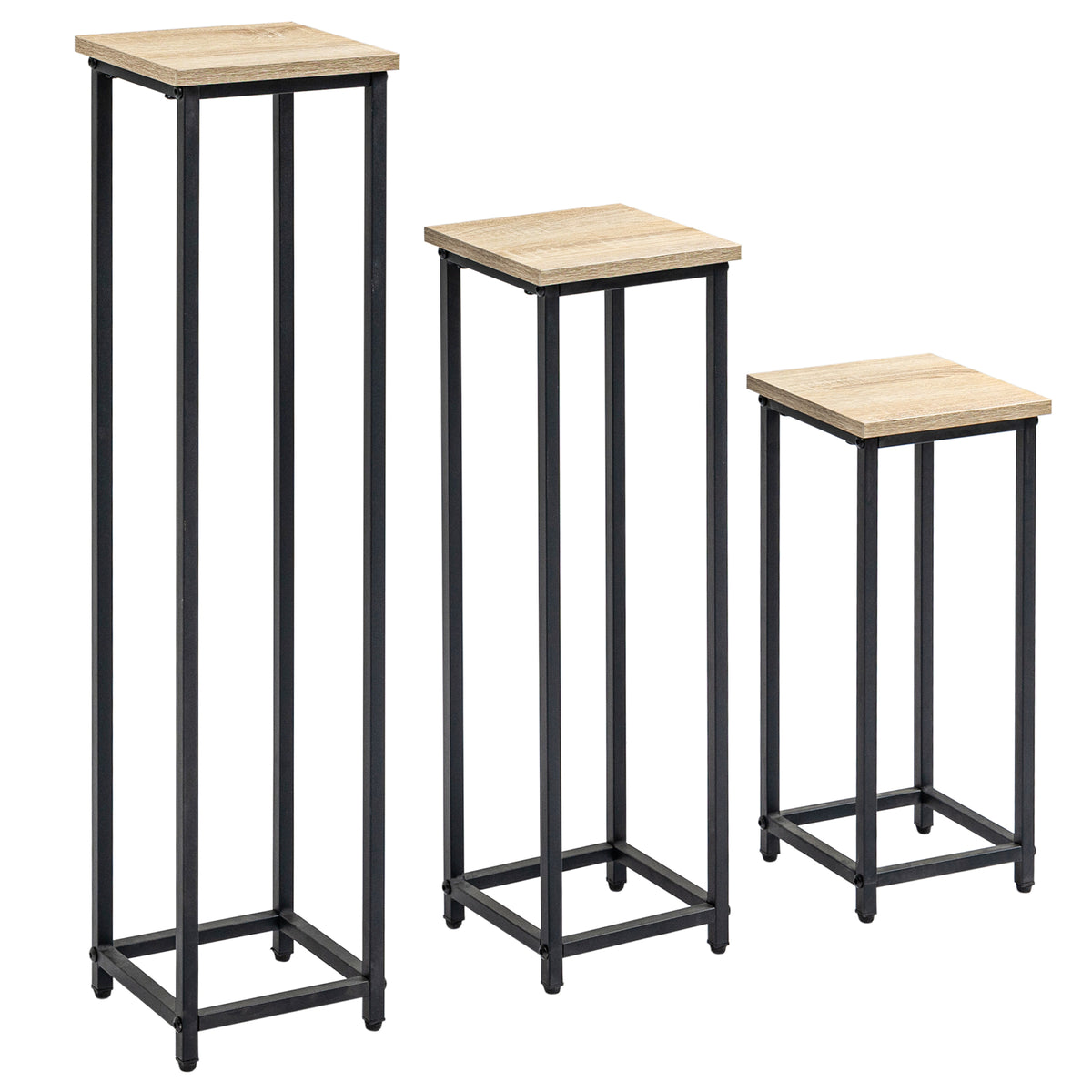 3 Packs Plant Stand Indoor, Metal Plant Stand Outdoor Plant Rack