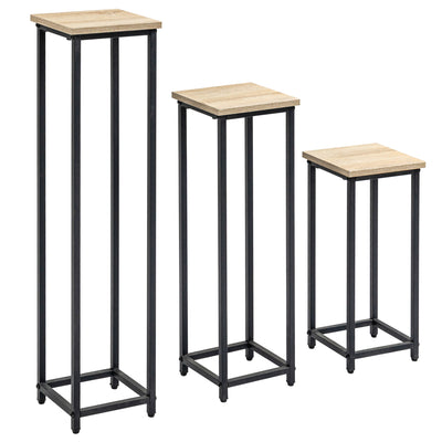 3 Packs Plant Stand Indoor, Metal Plant Stand Outdoor Plant Rack