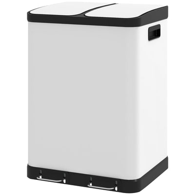 Poubelle de cuisine, poubelle à ordures 2 x 7,9 gal (2 x 30 L)