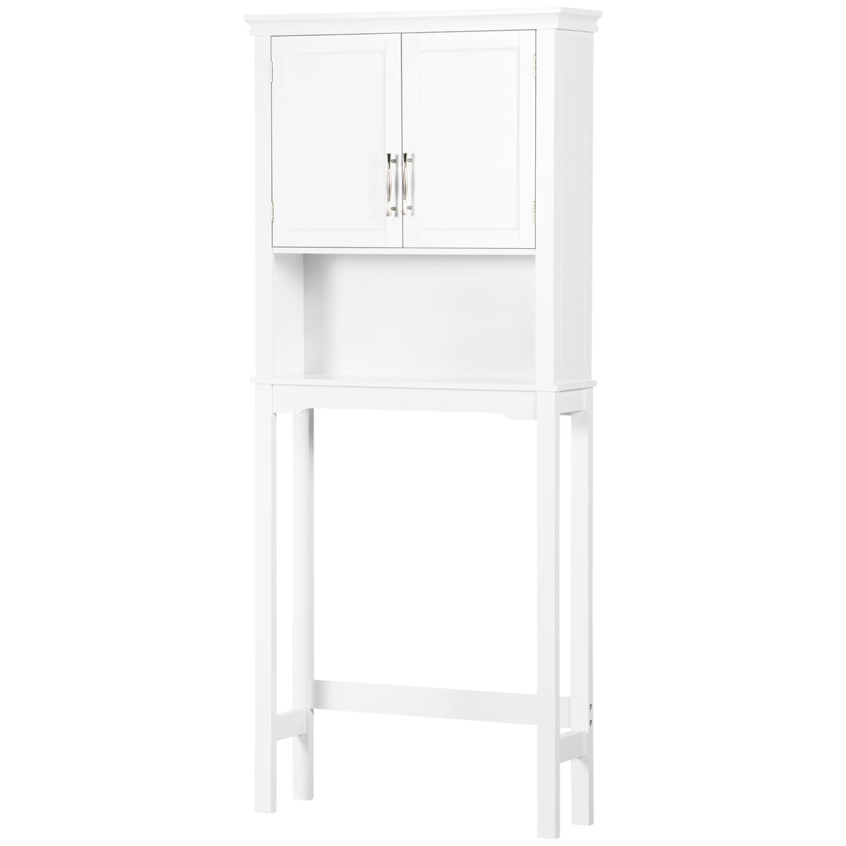 Over the Toilet Storage, Bathroom Cabinets Over Toilet, Cabinet Above Toilet with Doors and Shelves