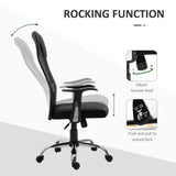 Ergonomic Office Chair with Thick Padded Headrest, Mesh Computer Desk Chair with Tilt Function