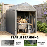 4 x 6ft Outdoor Storage Shed Tent