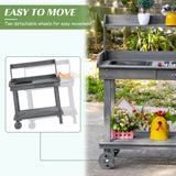 Établi de rempotage en bois 36