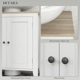 Bathroom Sink Vanity Unit, Under Sink Bathroom Cabinet with U-Shape Design and Adjustable Shelf