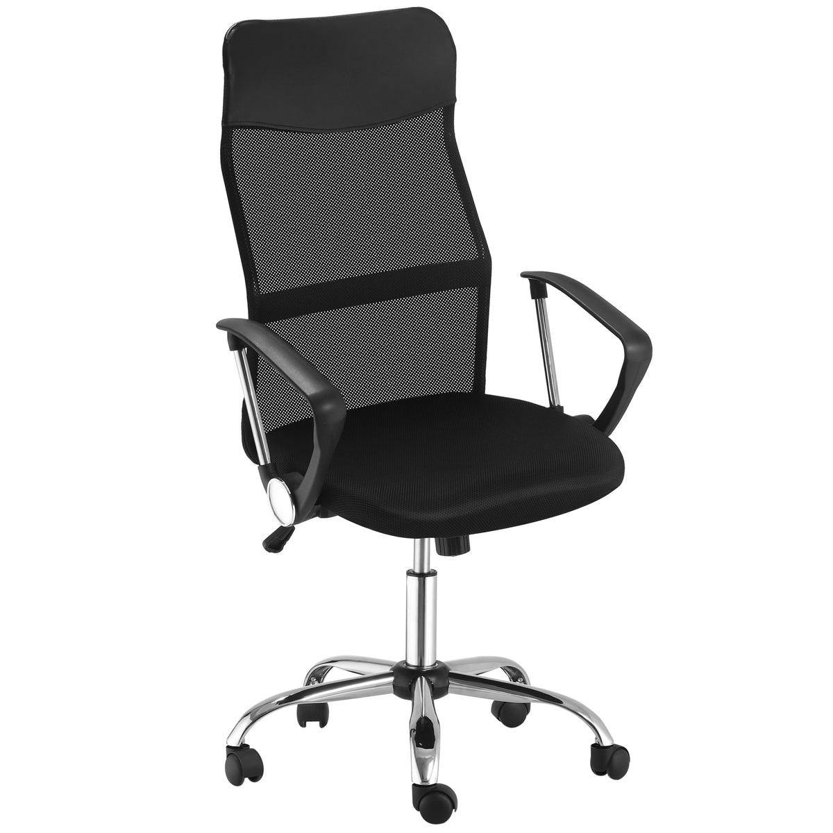 Ergonomic Mesh Office Chair, High Back Computer Desk Chair with Adjustable Height, Tilt Function, 360° Swivel Office