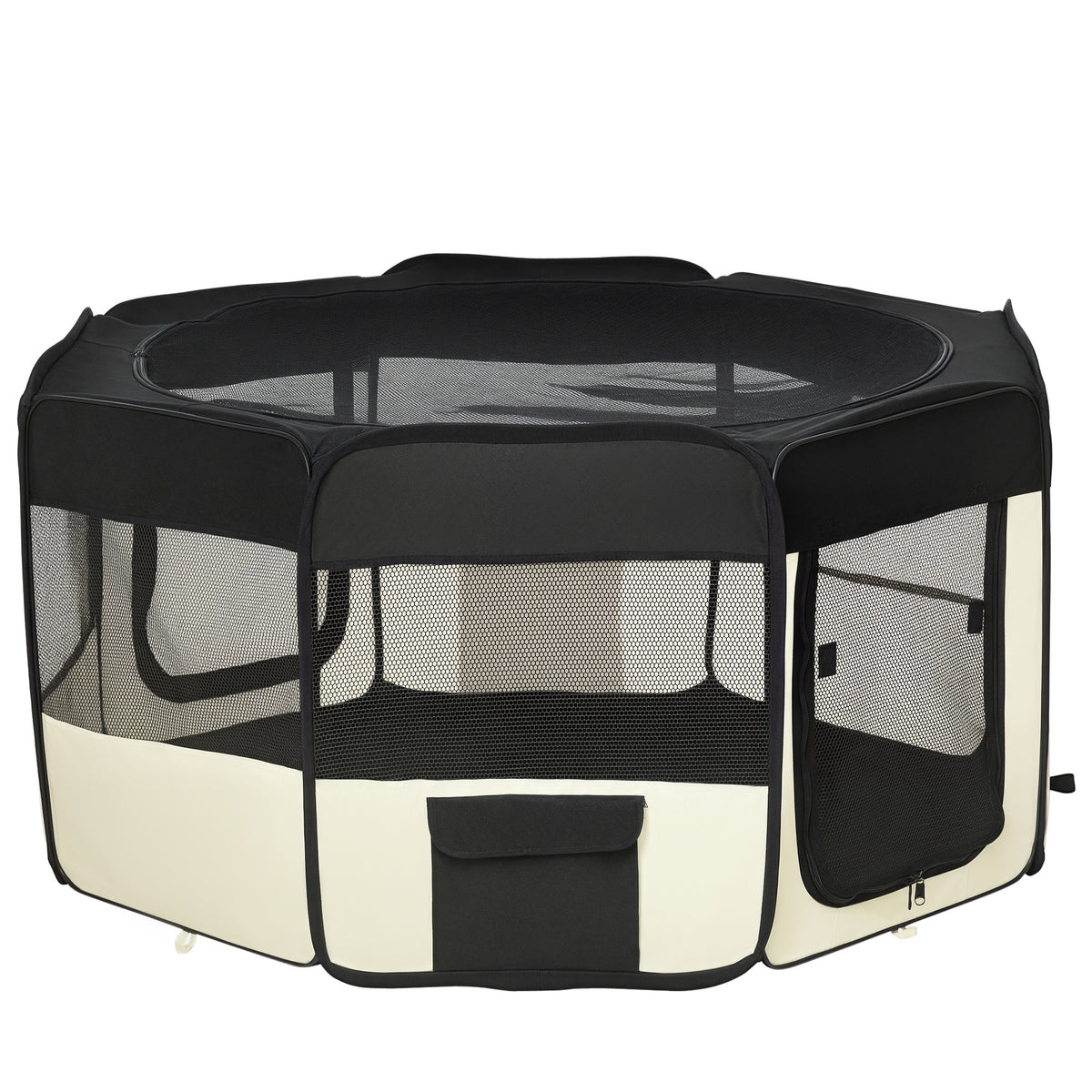 Parc pour animaux de compagnie souple 49,2 pouces parc pour chiens pliable extérieur avec sac