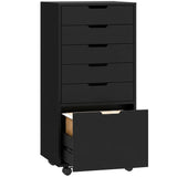 File Cabinet on Wheels Mobile Printer Stand with