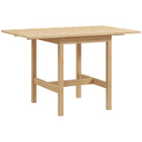 Solid Wood Kitchen Table, Farmhouse Drop Leaf Tables for Small Spaces, Folding Dining Table