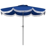 9FT Patio Umbrella Parasol, UPF 30+ Outdoor Market Umbrella with Crank, 8 Ribs, Push Button Tilt
