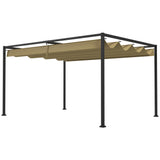 Pergola de patio 13' x 10' avec auvent rétractable