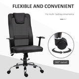 Ergonomic Office Chair with Thick Padded Headrest, Mesh Computer Desk Chair with Tilt Function