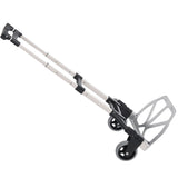 6-Wheels Stair Climber Hand Truck, Dolly Heavy Duty Folding Steel Load Cart with Adjustable Telescoping Handle for Moving