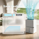 Déshumidificateur intelligent 100 pintes, 5 200 pi ca, Déshumidificateur WiFi grand format avec application
