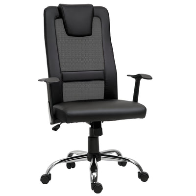 Ergonomic Office Chair with Thick Padded Headrest, Mesh Computer Desk Chair with Tilt Function