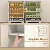 5-Tier Shoe Storage Cabinet for 15 Pairs