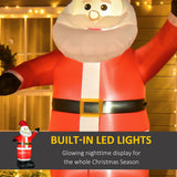 8ft Inflatable Christmas Santa Claus Waving Hands