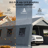 20 x 13 ft Carport, Steel Frame