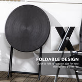 Folding Outdoor Coffee Table, 23.6